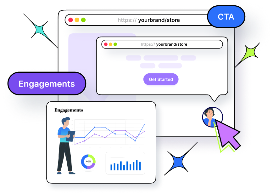 Build landing page with bio link feature
